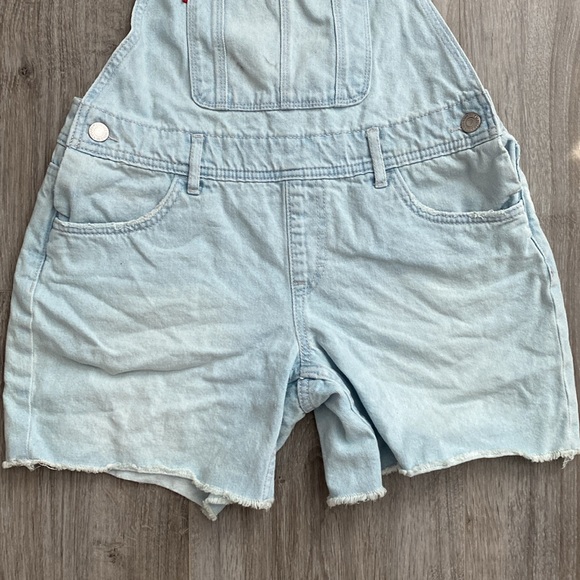 Levi’s BIG GIRLS DENIM Shortall - Size 16 (Woman’s XS) - Picture 5 of 11